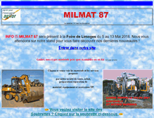 Tablet Screenshot of milmat.com